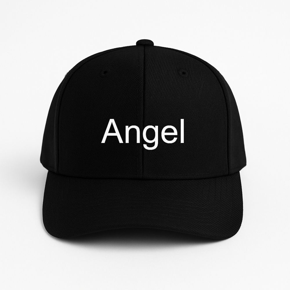 Angel Embroidered Baseball Cap – Adjustable Dad Hat / Snapback – Streetwear Aest